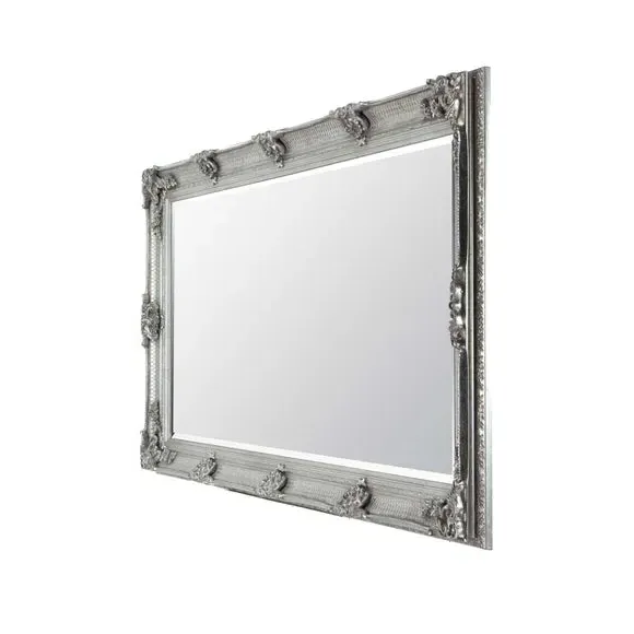 Rectangle Full Length Wall Mirror - Silver