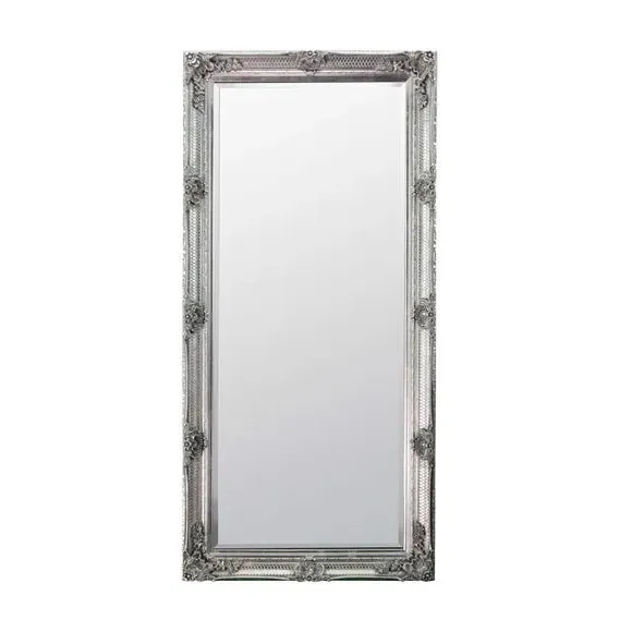 Rectangle Full Length Wall Mirror - Silver