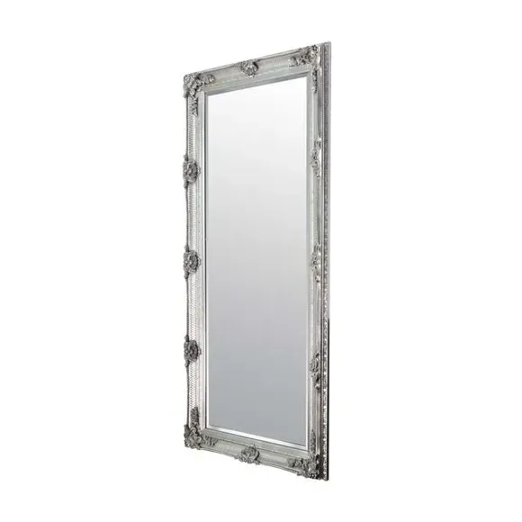 Rectangle Full Length Wall Mirror - Silver