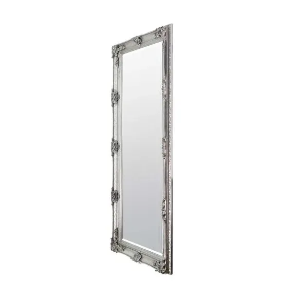 Rectangle Full Length Wall Mirror - Silver