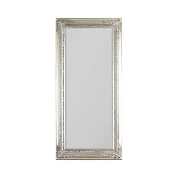 Rectangle Full Length Wall Mirror - Silver