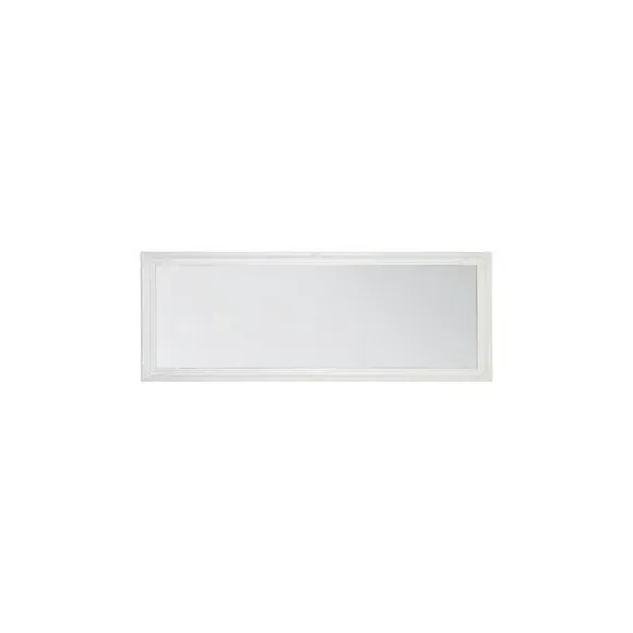 Rectangle Full Length Wall Mirror - White