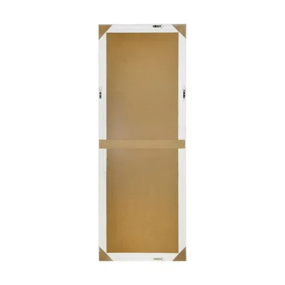 Rectangle Full Length Wall Mirror - White