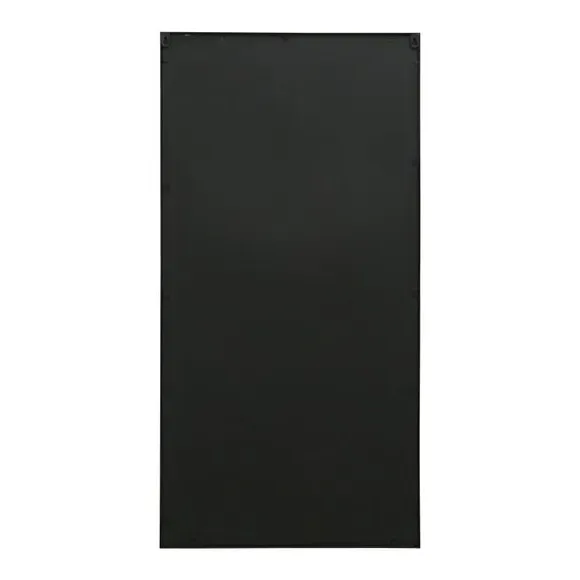 Rectangle Wall Mirror Bee Silhouette - Black Metal