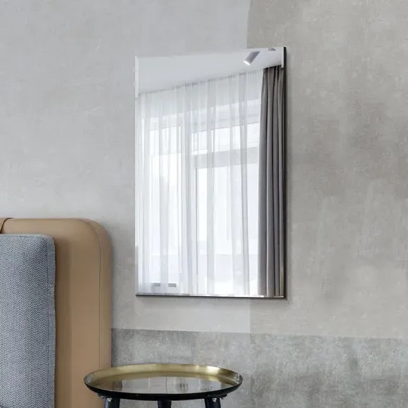 Rectangle Wall Mirror Frameless - Clear, Glass