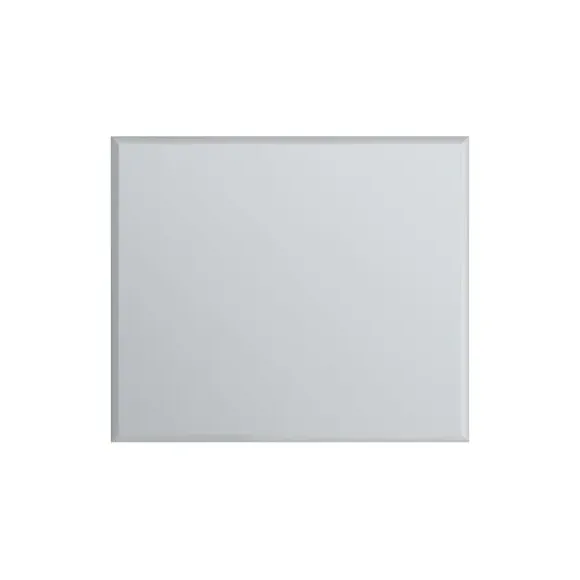 Rectangle Wall Mirror Frameless - Clear, Glass