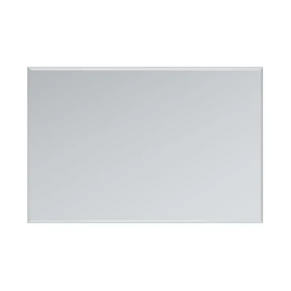 Rectangle Wall Mirror Frameless - Clear, Glass