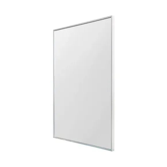 Rectangle Wall Mirror with Aluminium Edge - Silver