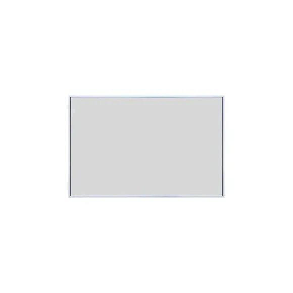 Rectangle Wall Mirror with Aluminium Edge - Silver