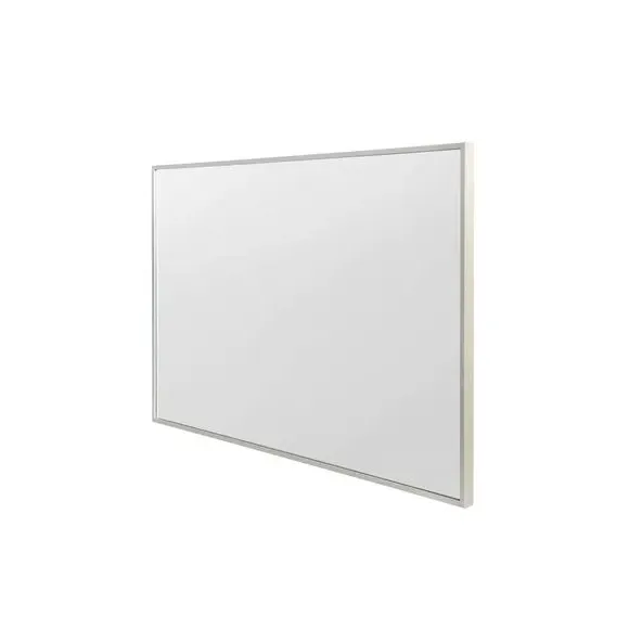 Rectangle Wall Mirror with Aluminium Edge - Silver