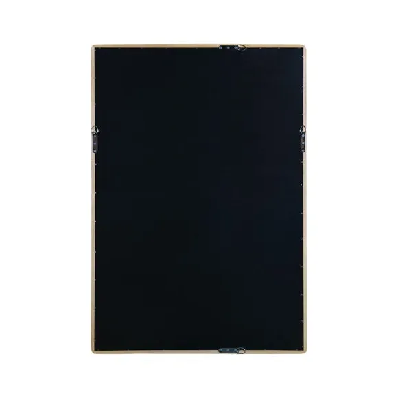Rectangle Wall Mirror with Rounded Edges - Oak
