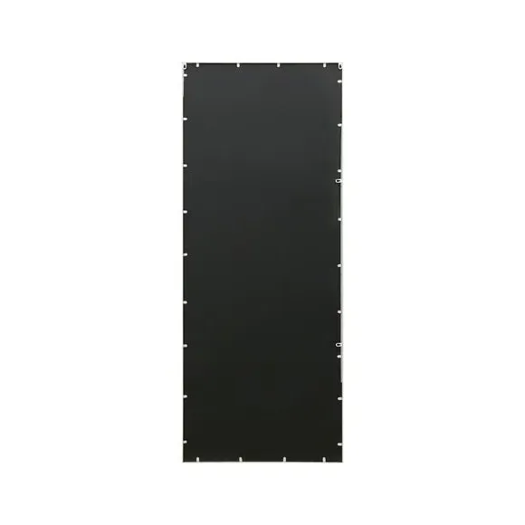 Rectangle Window Wall Mirror - White, Metal