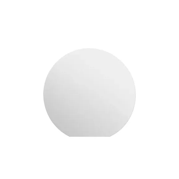 Round Wall Mirror Frameless - Black