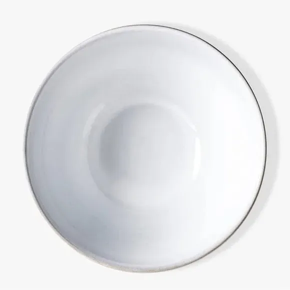Set of 2 Cereal Bowls with Beaded Edge - White