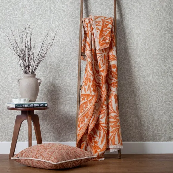 Acorn Tonal Throw Blanket - Brick, Cotton Blend image