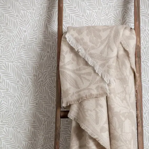 Acorn Tonal Throw Blanket - Linen, Cotton Blend