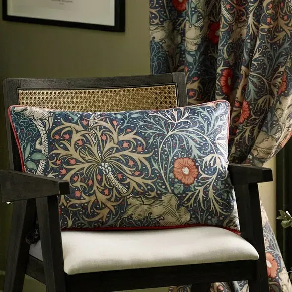 Rectangle Cushion with Zip Closure - Indigo image