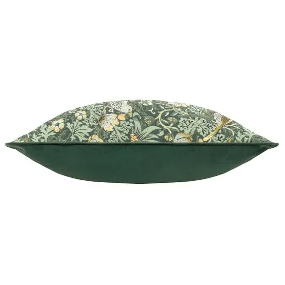 Square Cushion with Feather Fill - Forest, Jacquard