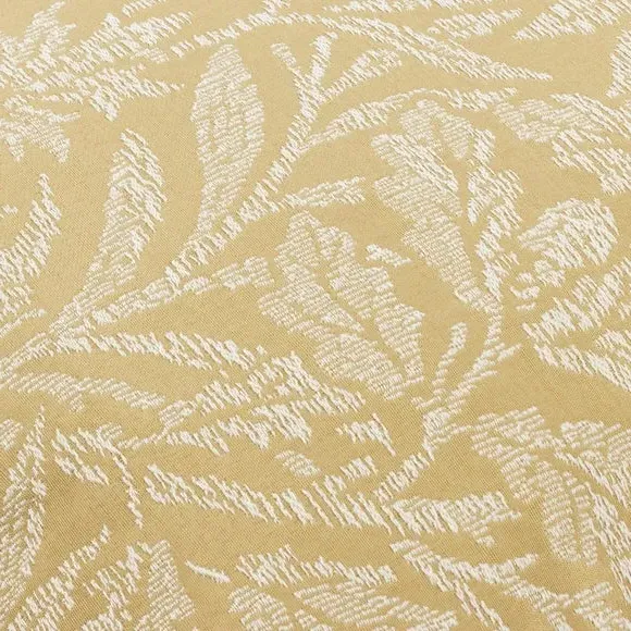 Square Cushion with Rope Trim - Gold, Polyester