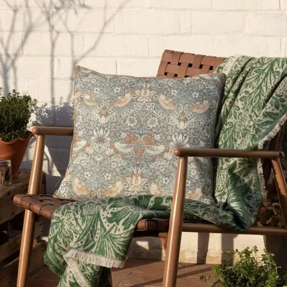 Square Outdoor Cushion Water-Resistant - Biscuit