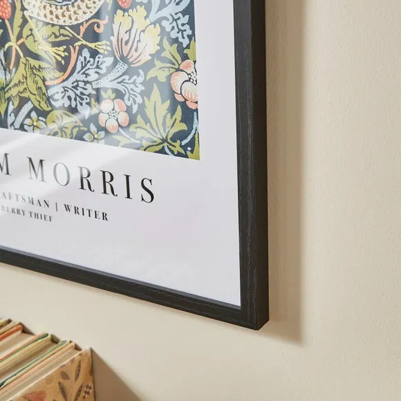 Strawberry Thief Framed Print - Multicolor