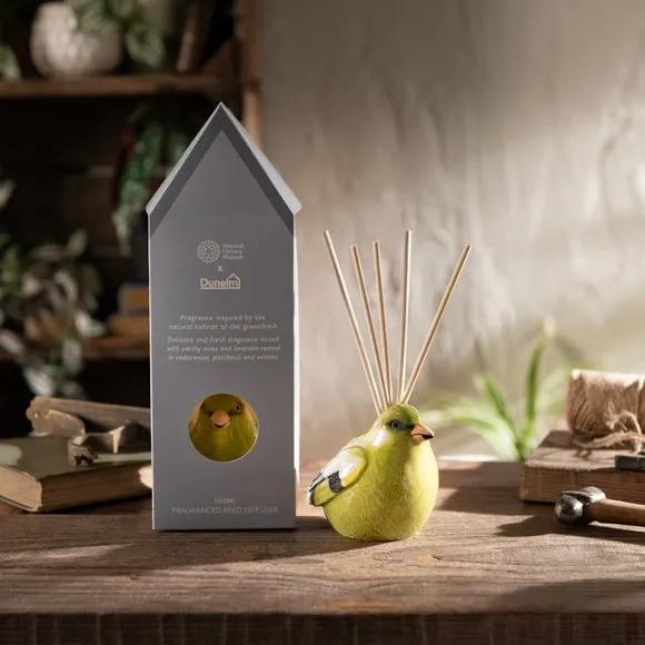 Bird Shaped Reed Diffuser - Green, Ceramic image