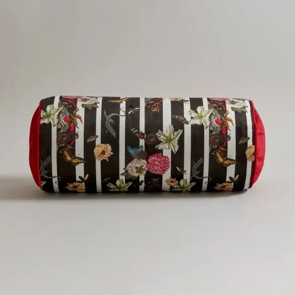 Bolster Cushion with Removable Cover - Black