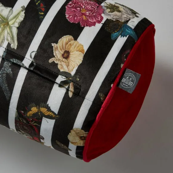 Bolster Cushion with Removable Cover - Black