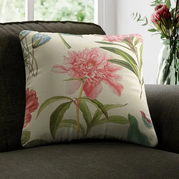 Botanical Cushion Cover - Natural, Cotton Blend image