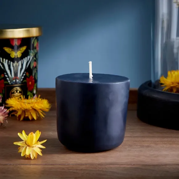 Butterfly Candle Refill - Black, Wax