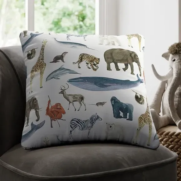 Cushion Cover Animal Print - Multi, Cotton image