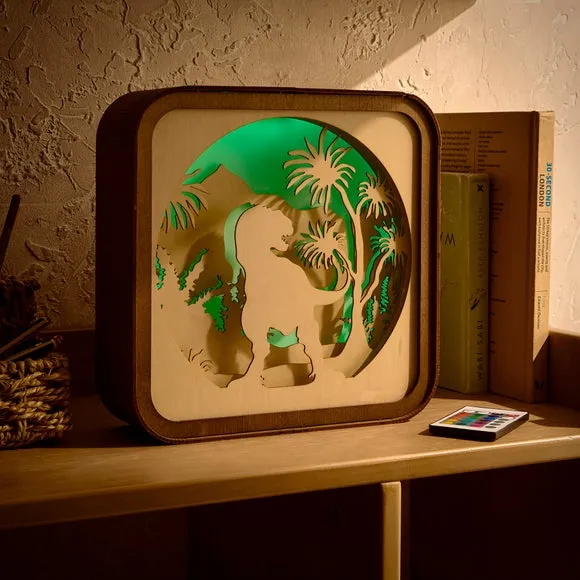 Dinosaur Light Box Color Changing - Brown