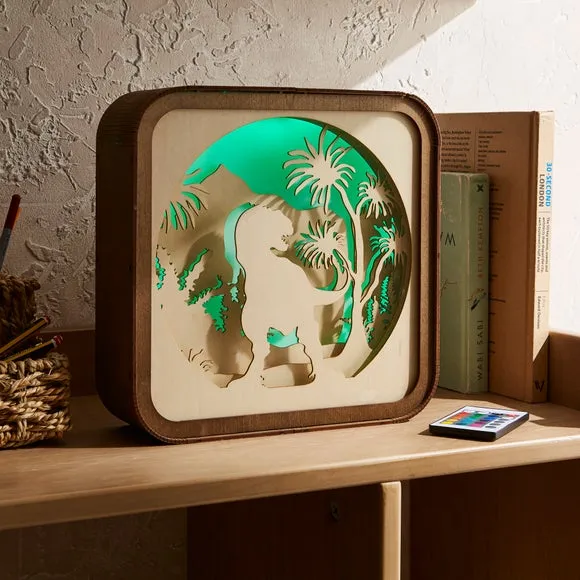 Dinosaur Light Box Color Changing - Brown