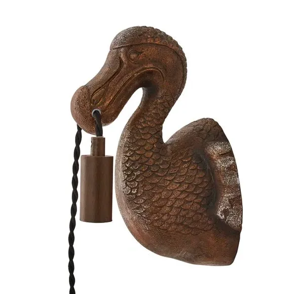 Dodo Wall Light with Plug - Bronze, Metal