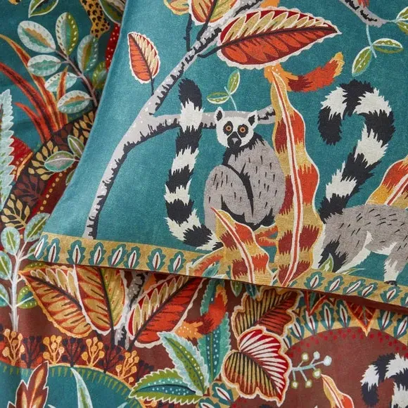 Duvet Cover & Pillowcase Set - Multicolor, Cotton