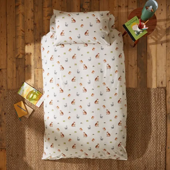 Duvet Cover & Pillowcase Set - Natural, Cotton