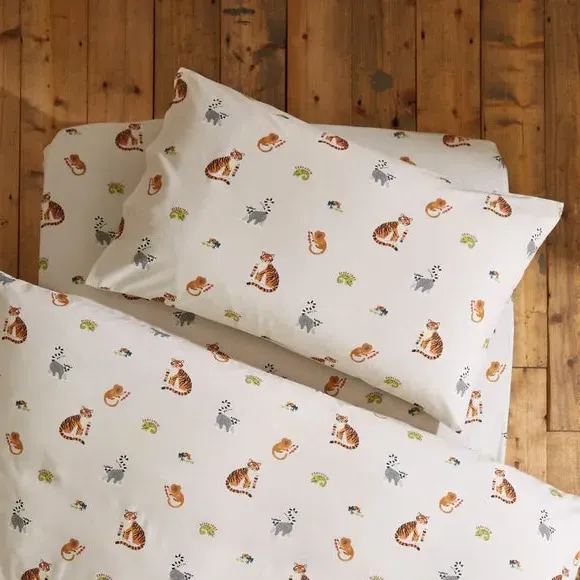 Duvet Cover & Pillowcase Set - Natural, Cotton