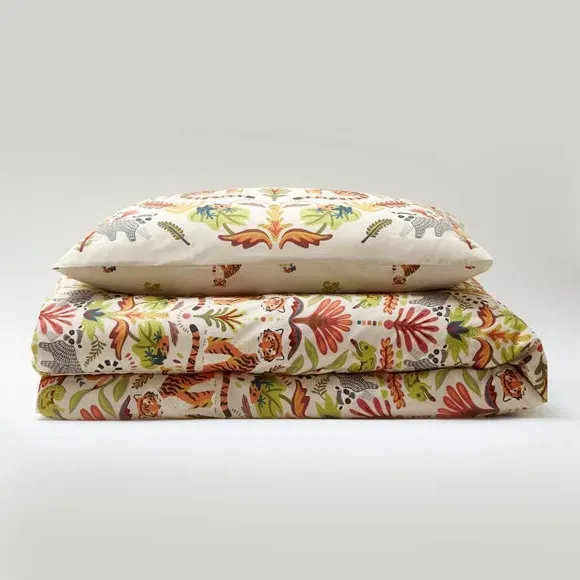 Duvet Cover & Pillowcase Set - Natural, Cotton