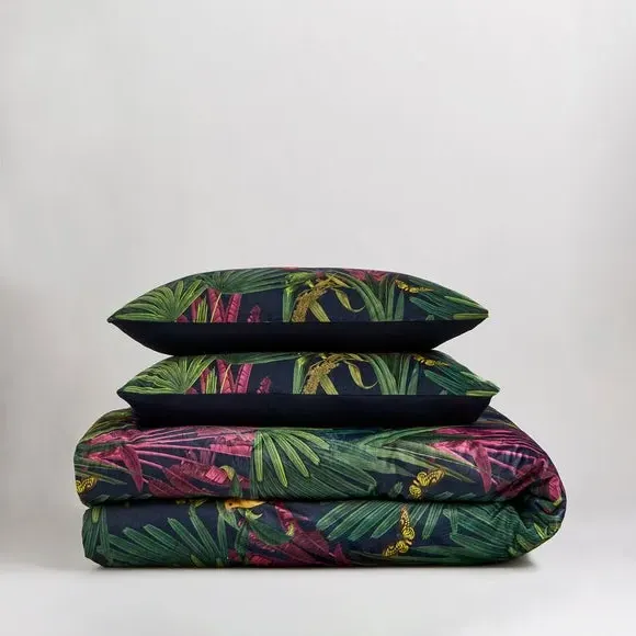 Duvet Cover & Pillowcase Set - Navy, Polyester