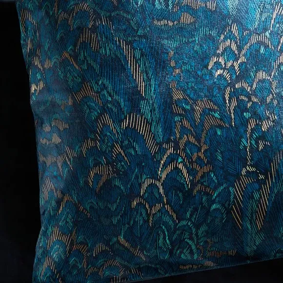 Duvet Cover Set with Pillowcase - Blue, Polyester