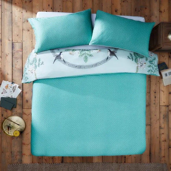 Duvet Cover Set with Pillowcase - Sage, Cotton