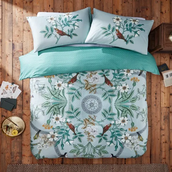 Duvet Cover Set with Pillowcase - Sage, Cotton image