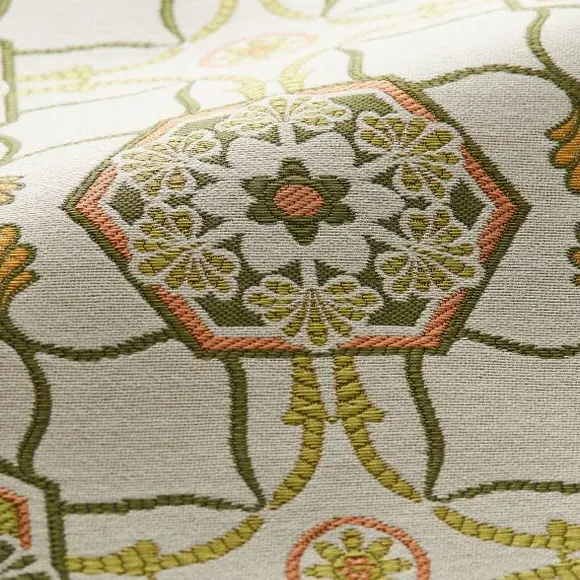 Embroidered Cushion Cover - Green