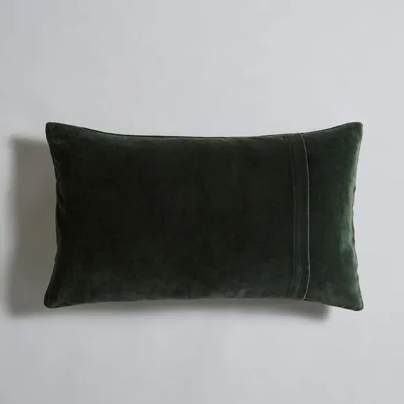 Emperor Moth Cushion - Green, Cotton