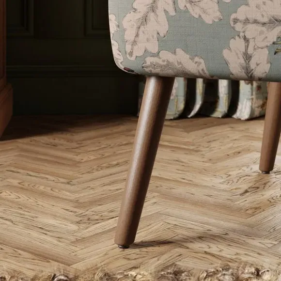 Flatweave Armchair - Arboretum Print, Wood