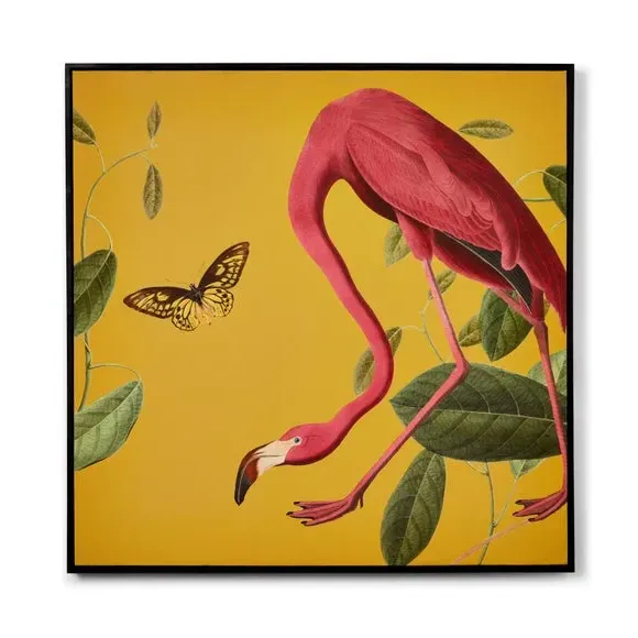 Framed Canvas Print - Multicolor, Black Edge