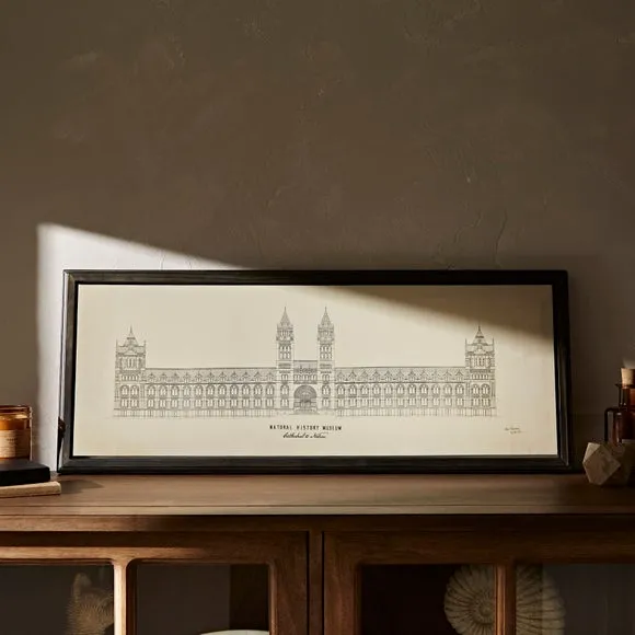 Framed Canvas Wall Art - Black, Timber Frame image