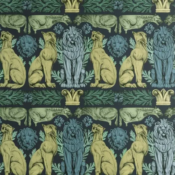 Gothic Creatures Wallpaper - Navy, 150GSM Paper