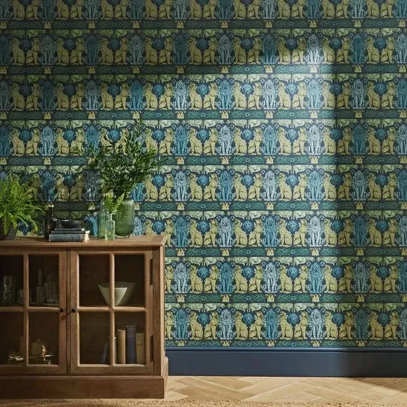 Gothic Creatures Wallpaper - Navy, 150GSM Paper