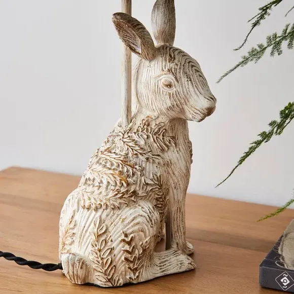 Hare Table Lamp - Natural, Resin